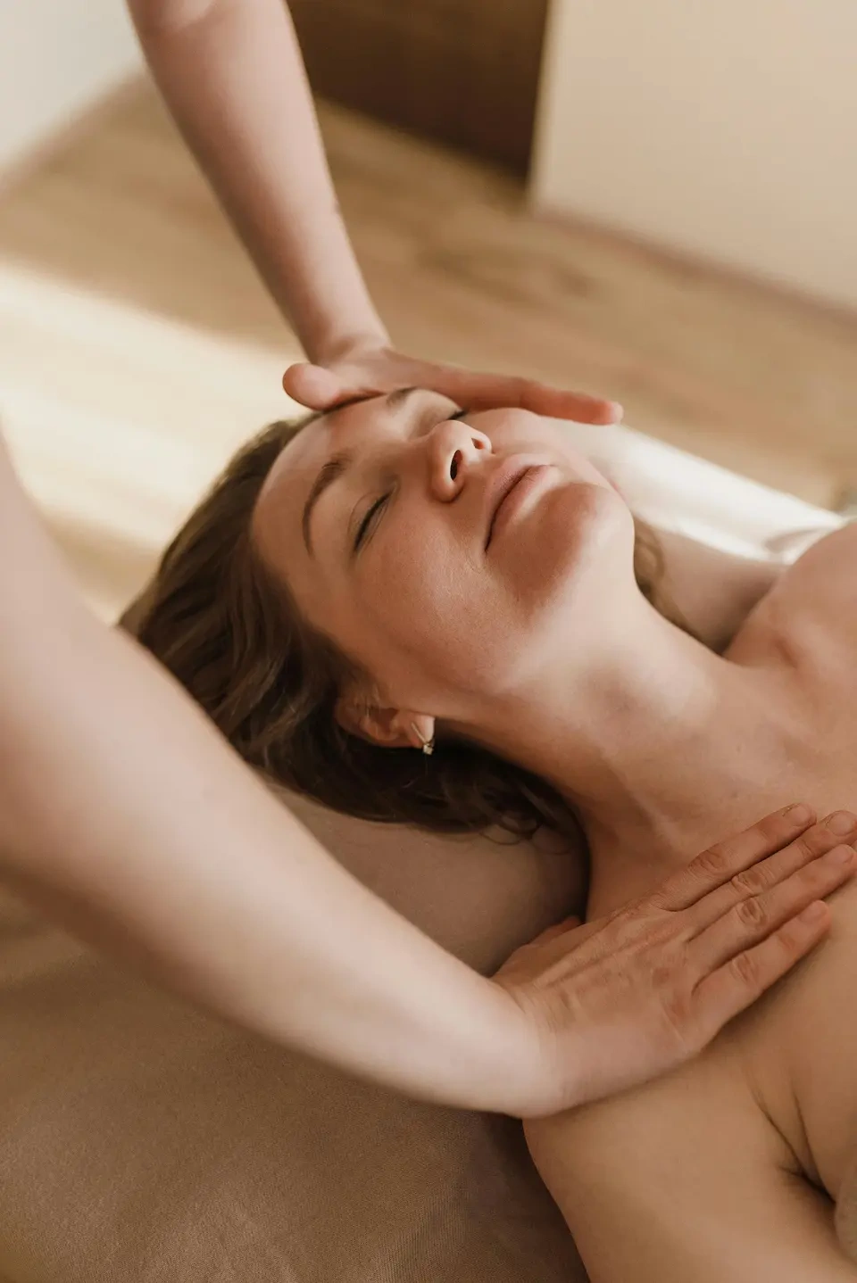 Massage therapy session